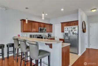 Kitchen and Breakfast area