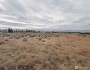 Aerial view looking North over the 11 acres.