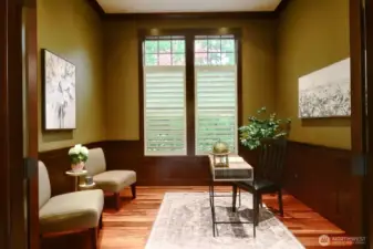 Office on the main floor