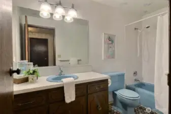 These blue fixtures so cool!  Imagine the possibilities!