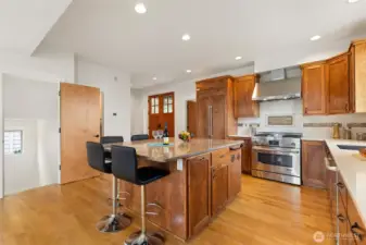 Gourmet kitchen with Jennair appliances