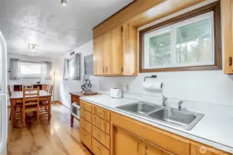 Coveted window over the kitchen sink!