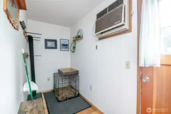 Bonus mud room off the back of the house is perfect for fido, or household storage.