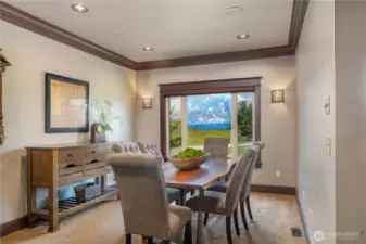 DINING AREA WITH MOUNTAIN VIEWS