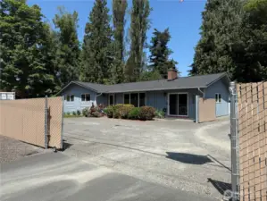 Such safety and privacy fence.   Seller plans to leave all gates and fencing....IF they would like to have it.