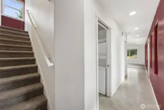 Stairs and hall