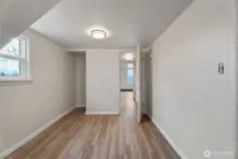 Upstairs room