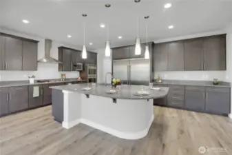 The kitchen is the center piece! Perfect for multiple chefs.
