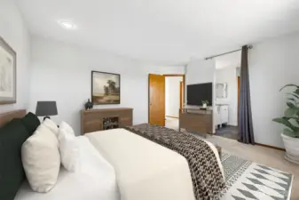 Primary Bedroom (virtually staged)