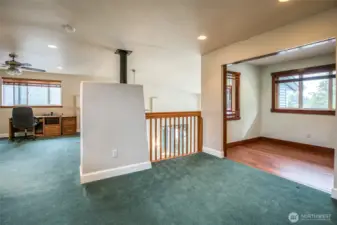 2nd floor with living room/bedroom