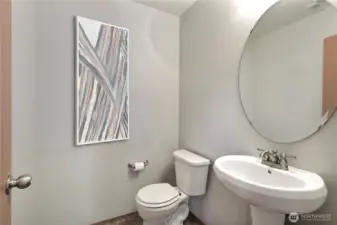 Downstairs powder bath.