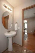 Downstairs powder bath