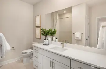 Picture represents model of floorplan, but not actual home.