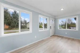 This is still the main entry room. May be a nice office, dining, hobby room or storage space.