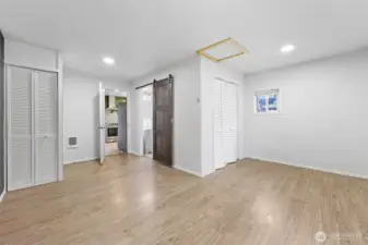 Primary Bedroom with ensuite, 2 closets.