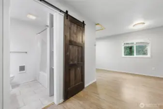 Primary bedroom & bathroom.