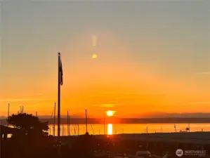 Sunset from the comfort of your couch