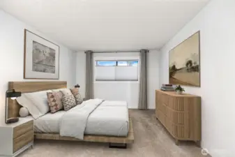 2nd bedroom with great closet space