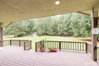 Patio for primary and second bedroom.