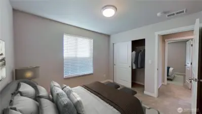 3rd bedroom. Virtually staged.