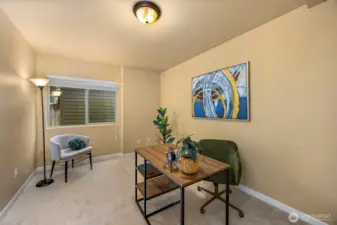 Bedroom #4 (or use as office space) located on lower level