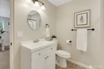 Oh wait....there's more?! Yes, a whole 3/4 bathroom is downstairs, you could literally rent the bottom side of this home out, or use as a mother-in-law space!