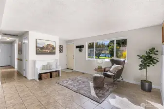 Solid flooring throughout the home for easy cleaning and longevity