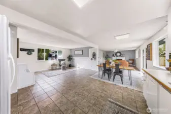 Full view of Living, Kitchen, Dining and Gathering Room