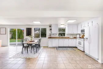 Kitchen/Dining Space is large - great for entertaining or every day living