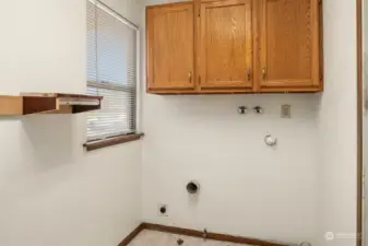 In-suite laundry room