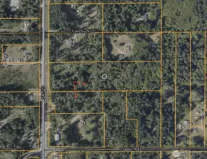 Property lines per Assessor maps