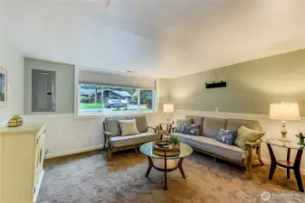 Bonus room off living room.