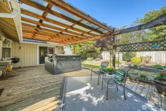 Your Private Outdoor Retreat  You’ll never want to leave this stunning back deck—perfect for relaxing, entertaining, or enjoying peaceful moments surrounded by nature.