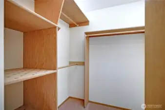 Primary closet