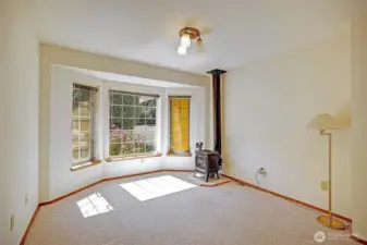 Office just off the main entry of home