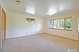 downstairs bedroom just off bar area