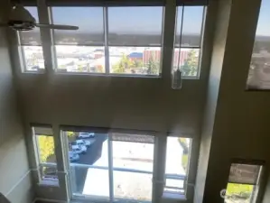window with city view