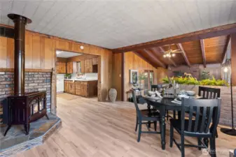 ENTRY WAY TO LIVING AND KITCHEN