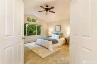 French doors to Owner's Retreat