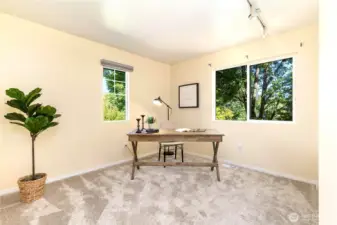 Secondary Bedroom Shown as Office