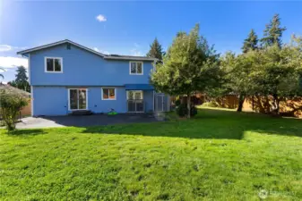 Expansive private yard.