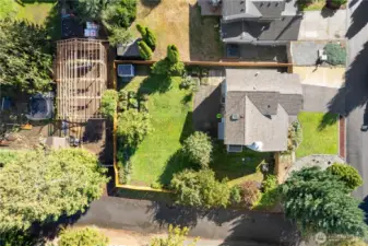 Overview of this large .41 acre corner lot.