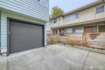 Attached garage too? Look inside for the electric car charger!
