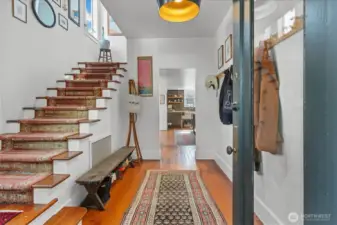 Large mud room/entry