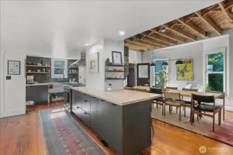 Completely remodeled kitchen and remodeled downstairs.