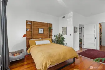 Primary Bedroom with walk-in closet