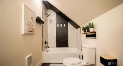 Upstairs hall bathroom