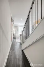 Hallway and stairway