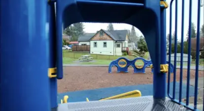 View from park across the street