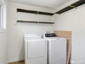 Washer and dryer included